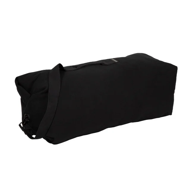 Stansport Top Load Canvas Deluxe Duffel Bag Black - Image 3