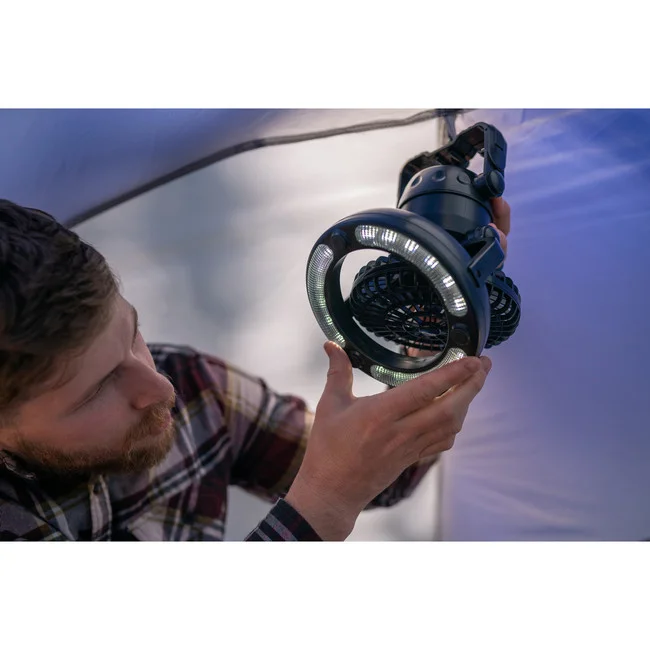 18-LED Camping Lantern With Fan - Image 4