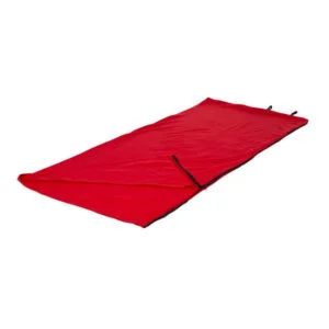 Fleece Sleeping Bag - 75 IN X 32 IN - Red