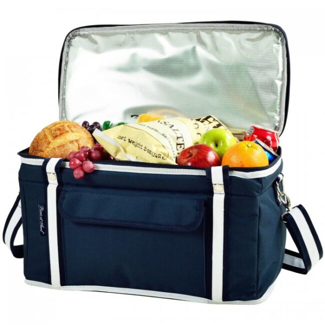 Picnic at Ascot Hybrid Semi-Rigid Folding Cooler- Navy - Image 2