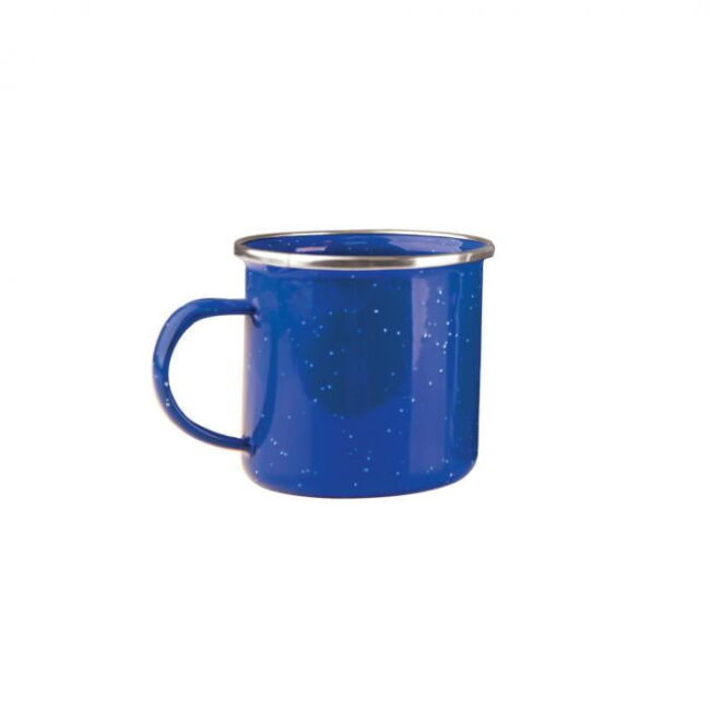 Enamel Percolator Coffee Pot & 4 Mug Set (Blue) - Image 7