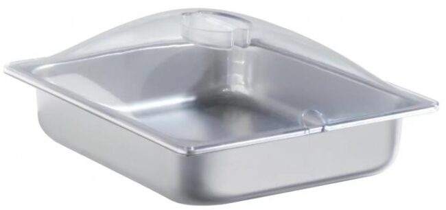 BroilKing SPL-2P Half Size Chafing Pan & Plastic Lid