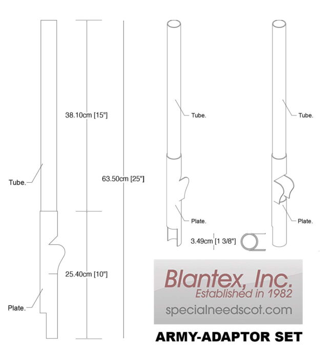 Set of 4 Adaptors for Army Style Beds - Image 5