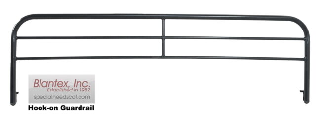 Guardrail for Blantex Bunk Bed Long Steel Hook-on 53" - Black