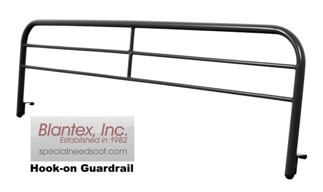 Guardrail for Blantex Bunk Bed Long Steel Hook-on 53" - Black - Image 5