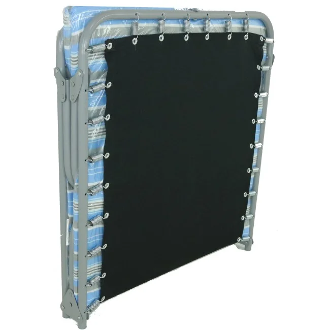 XB-6 Extra Wide Heavy-Duty Steel Folding Spring Cot with Mat 71.5 x 33.5 x 15.25 - Image 2