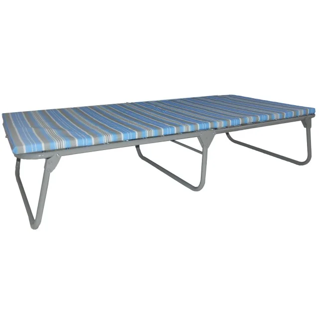 XB-6 Extra Wide Heavy-Duty Steel Folding Spring Cot with Mat 71.5 x 33.5 x 15.25