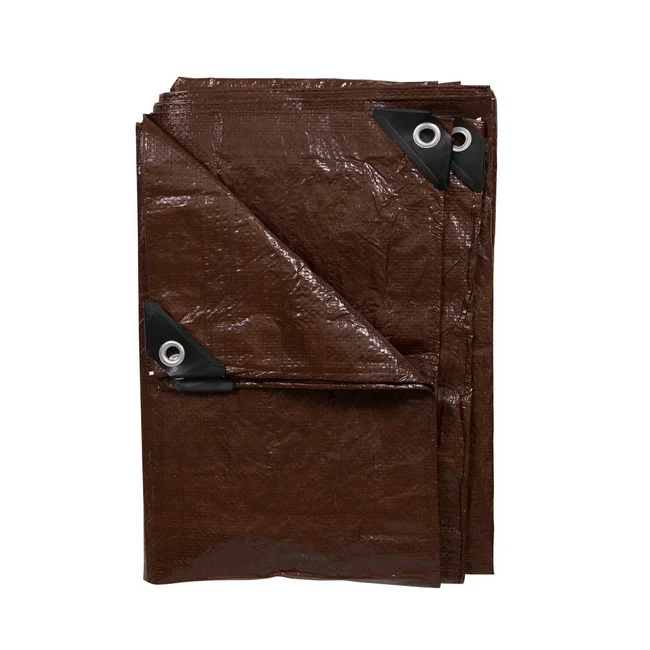 Rip Stop Tarp - 16 Ft X 20 Ft - Brown - Standard Duty - Image 3