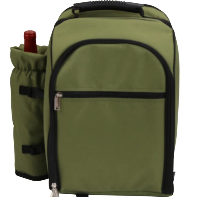 Primeware Alpine Two Person Picnic Backpack, Olive