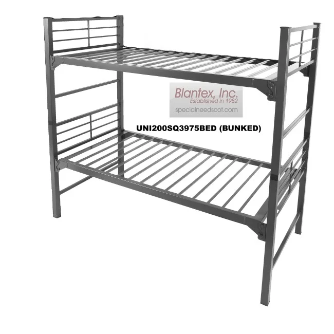 University 2" Heavy Duty Steel "Bunk-able" Platform Frame Bed 30" x 75" - Image 8