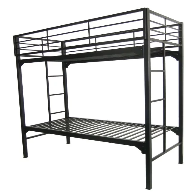 University 2" Steel Bunk Bed with Built-in Guardrails & Ladders 30" x 75" - Image 4