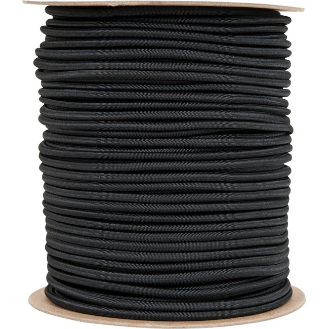 Shock Cord 1/4" X 500' Black