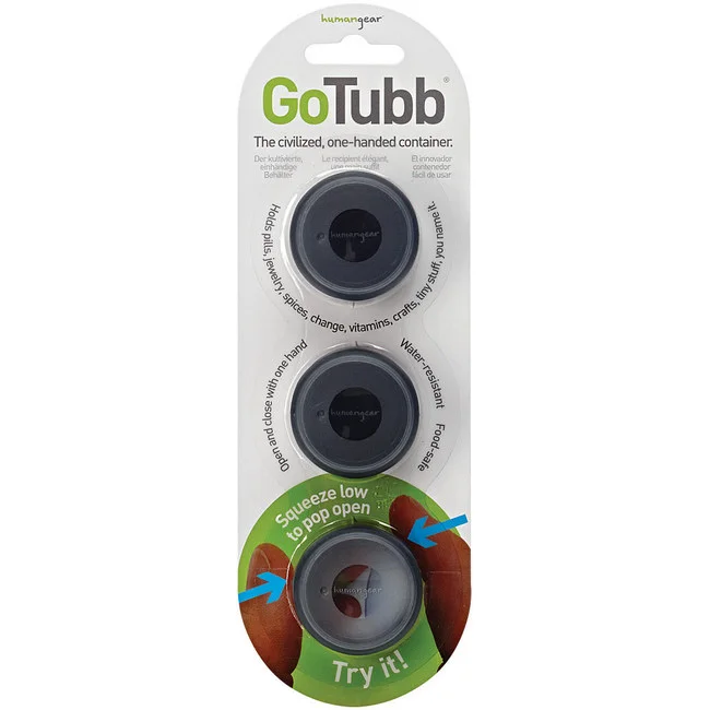 Gotubb Md 3Pk Clear,Blue,Green - Image 3