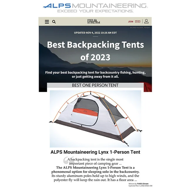 Lynx 1 Person Tent - Image 5