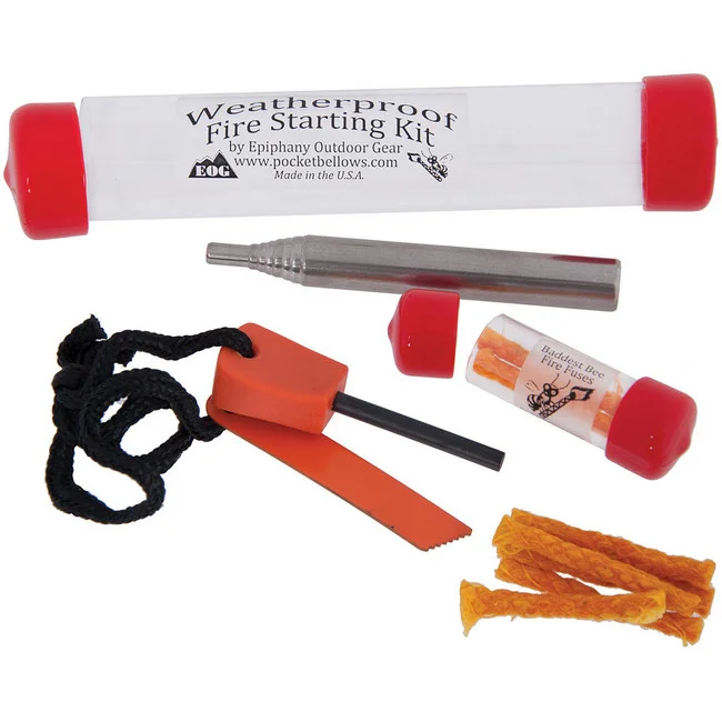 Bellows Fire Starting Kit