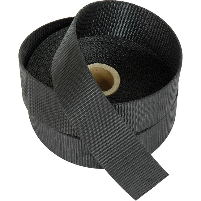 Heavy Polypro Webbing Blk 2"