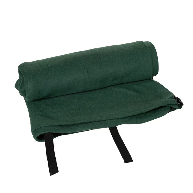Fleece Sleeping Bag - 75 IN X 32 IN - Green - Image 4