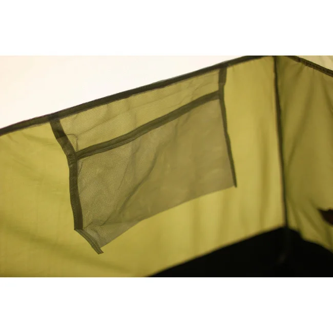 Trophy Hunter Dome Tent - 3 Person - Dark Olive and Tan - Image 6