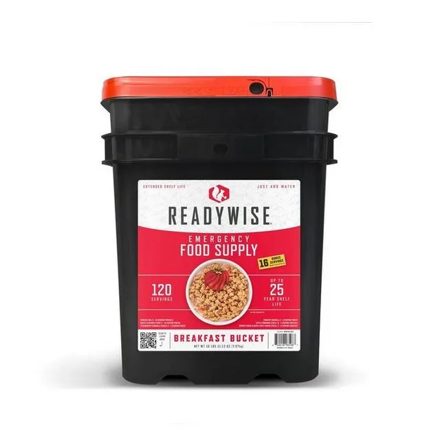 120 Serving Breakfast Bucket