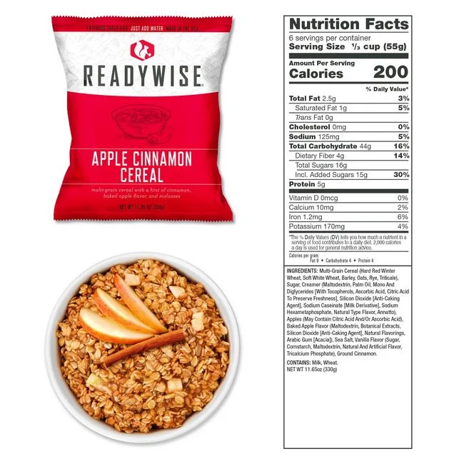 360 Servings of ReadyWise Emergency Survival Food Storage - Image 15